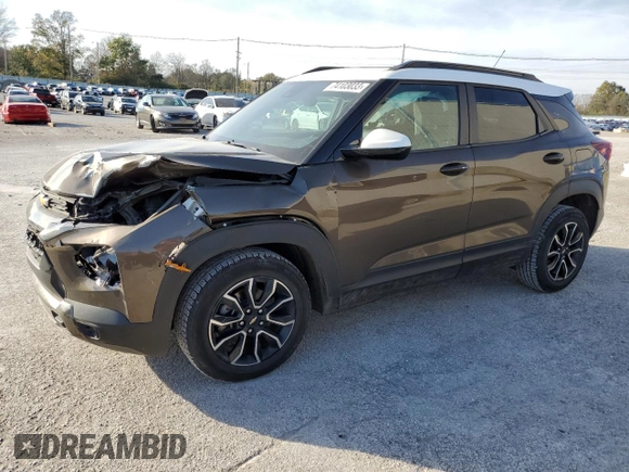 2021 Chevrolet TrailBlazer ACTIV with VIN KL79MSSLXMB014803, listed as a Copart auction lot 74103033 with 142,212 mi miles and . Bid and sale history available at DreamBid. Image 1.