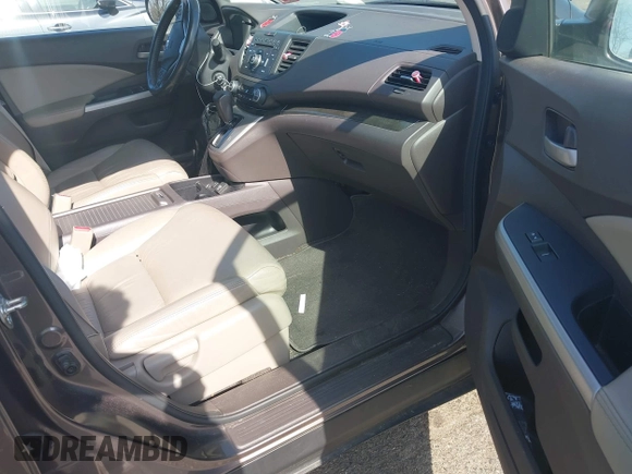 2014 Honda CR-V EX-L with VIN 2HKRM4H75EH718660, listed as a IAAI auction lot 41777405 with 82,956 mi miles. Bid and sale history available at carsss.com. Image 5.