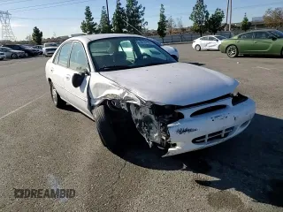 1997 Ford Escort LX with VIN 1FALP13PXVW380014, listed as a Copart auction lot 86107594 with 145,491 mi miles and Salvage Title. Bid and sale history available at carsss.com. Image 10.