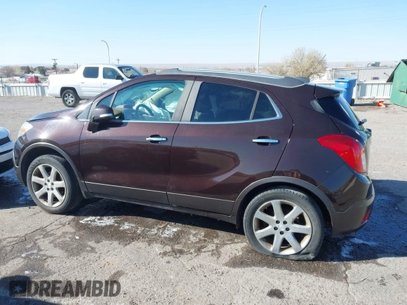 2016 Buick Encore Leather with VIN KL4CJGSBXGB616816, listed as a IAAI auction lot 41048018 with 83,047 mi miles. Bid and sale history available at carsss.com. Image 15.