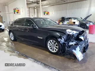 2014 BMW 7 Series 740Li xDrive with VIN WBAYF4C59ED281857, listed as a Copart auction lot 46331045 with 154,696 mi miles and Salvage Title. Bid and sale history available at carsss.com. Image 4.