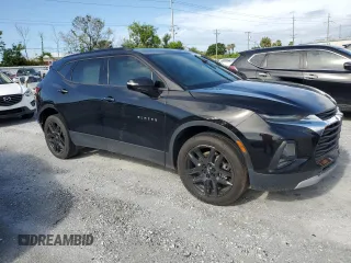 2021 Chevrolet Blazer LT with VIN 3GNKBCRS6MS566677, listed as a Copart auction lot 61010225 with 101,069 mi miles and Non repairable. Bid and sale history available at DreamBid. Image 4.