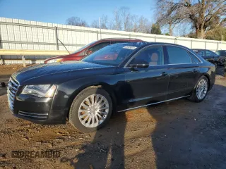 2013 Audi A8 L 4.0L with VIN WAUR2AFD9DN017404, listed as a Copart auction lot 86609004 with 65,068 mi miles and Salvage Title. Bid and sale history available at carsss.com. Image 1.
