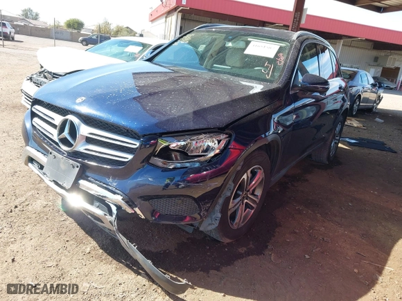 2019 Mercedes-Benz GLC with VIN WDC0G4KB8KV124731, listed as a IAAI auction lot 41651587 with 44,068 mi miles. Bid and sale history available at carsss.com. Image 17.