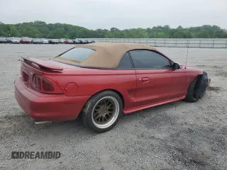 1996 Ford Mustang Cobra with VIN 1FALP46V7TF187912, listed as a Copart auction lot 54401505 with 116,465 mi miles and Salvage title. Bid and sale history available at DreamBid. Image 3.
