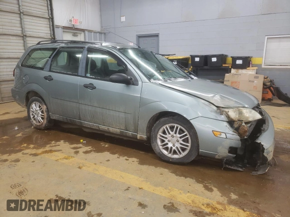 2005 Ford Focus SE with VIN 1FAFP36N65W207075, listed as a Copart auction lot 46033255 with 106,343 mi miles and Salvage Title. Bid and sale history available at carsss.com. Image 4.