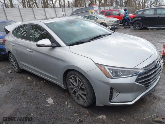 2019 Hyundai Elantra SEL with VIN 5NPD84LF6KH453451, listed as a IAAI auction lot 41387709 with 23,377 mi miles. Bid and sale history available at carsss.com. Image 1.