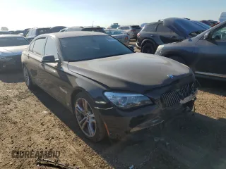 2015 BMW 7 Series 740Li with VIN WBAYE4C56FD138966, listed as a Copart auction lot 69240874 with 94,558 mi miles and Salvage Title. Bid and sale history available at DreamBid. Image 4.