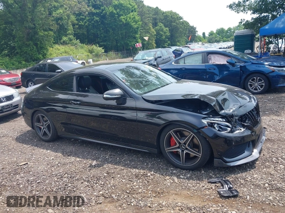 2017 Mercedes-Benz C 43 AMG with VIN WDDWJ6EB1HF451084, listed as a IAAI auction lot 42580008 with 84,882 mi miles and . Bid and sale history available at DreamBid. Image 13.
