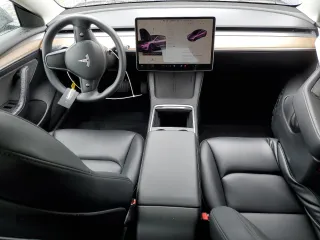 2023 Tesla Model 3 with VIN 5YJ3E1EA2PF708297, listed as a Copart auction lot 47982675 with 16,246 mi miles and Salvage title. Bid and sale history available at DreamBid. Image 8.