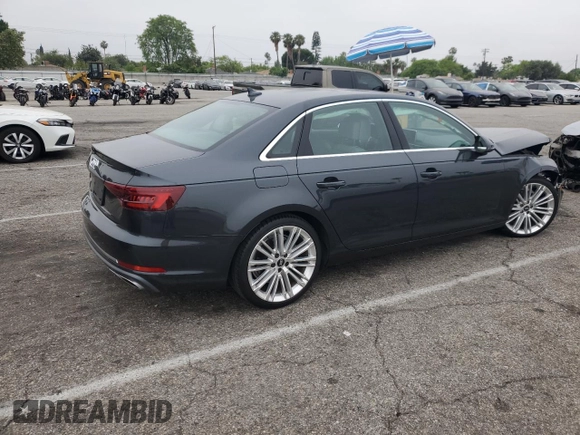 2019 Audi A4 Premium Plus z VIN WAUHMAF49KA010060, wystawiony jako Copart lot #59734185 z przebiegiem 44 891 mil mil oraz Szkoda całkowita • Salvage title. Historia ofert i sprzedaży dostępna na DreamBid. Obrazek 3.