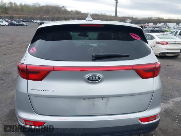 2018 Kia Sportage LX with VIN KNDPMCAC4J7437926, listed as a IAAI auction lot 41968696 with 139,304 mi miles. Bid and sale history available at carsss.com. Image 16.