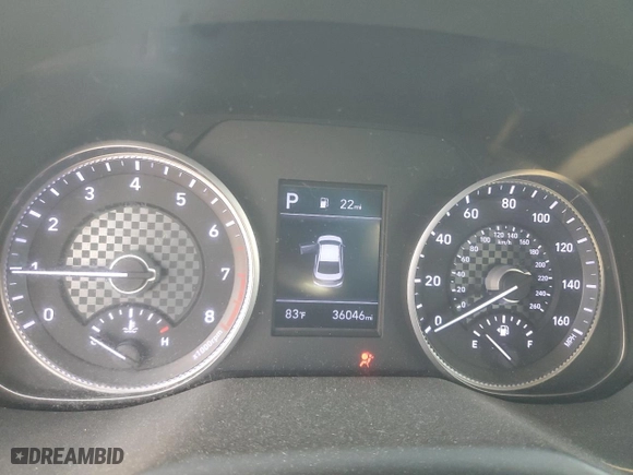 2020 Hyundai Elantra SE with VIN 5NPD74LF1LH503466, listed as a Copart auction lot 48667795 with 36,046 mi miles and Salvage Title. Bid and sale history available at carsss.com. Image 9.
