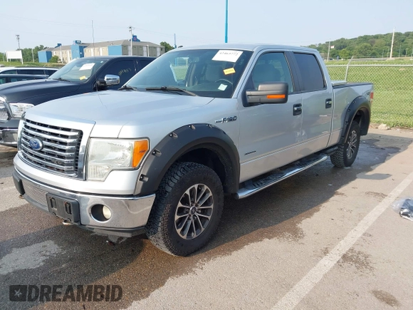 2011 Ford F-150 XLT with VIN 1FTFW1ET2BFC25909, listed as a IAAI auction lot 42463772 with 258,949 mi miles and . Bid and sale history available at DreamBid. Image 2.