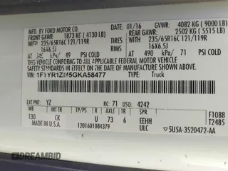 2016 Ford Transit Cargo с VIN 1FTYR1ZM5GKA58477, выставлен на аукционе IAAI как лот 41829410 с пробегом 186 669 миль миль и . История ставок и продаж доступна на DreamBid. Изображение 9.