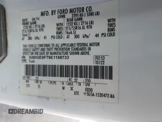 2014 Ford Transit Connect XLT с VIN NM0GE9F79E1158733, выставлен на аукционе Copart как лот 64363455 с пробегом 165 038 миль миль и Чистый • Clean title. История ставок и продаж доступна на DreamBid. Изображение 13.