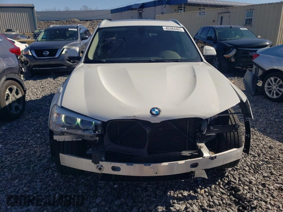 2017 BMW X3 sDrive28i with VIN 5UXWZ7C34H0X41096, listed as a Copart auction lot 45384405 with 74,875 mi miles and Salvage Title. Bid and sale history available at carsss.com. Image 5.