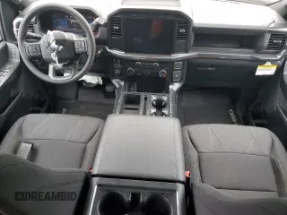 2024 Ford F-150 STX with VIN 1FTEW2K56RKD00250, listed as a Copart auction lot 71246864 with 153 mi miles and Clean Title. Bid and sale history available at carsss.com. Image 8.