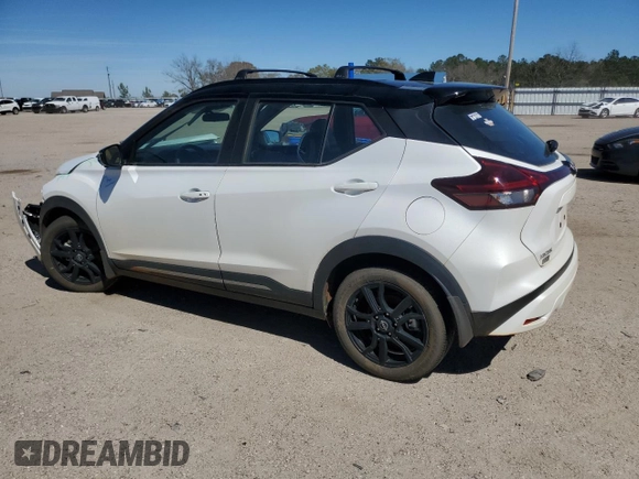 2024 Nissan Kicks SR with VIN 3N1CP5DVXRL479090, listed as a Copart auction lot 49817965 with 13,625 mi miles and Salvage Title. Bid and sale history available at carsss.com. Image 2.