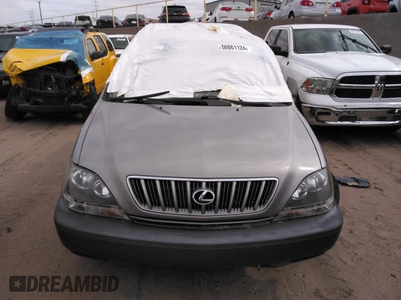 2001 Lexus RX 300 with VIN JTJHF10U610176298, listed as a Copart auction lot 50061124 with 0 mi miles and Salvage Title. Bid and sale history available at carsss.com. Image 5.