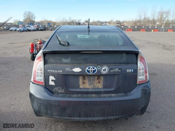 2012 Toyota Prius One with VIN JTDKN3DU3C1551921, listed as a IAAI auction lot 41762758 with NaN miles. Bid and sale history available at carsss.com. Image 17.