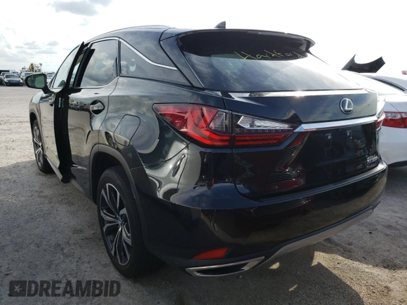 2020 Lexus RX with VIN 2T2HZMAA6LC176970, listed as a Copart auction lot 62590782 with 15,962 mi miles. Bid and sale history available at carsss.com. Image 3.