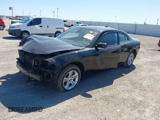 2023 Dodge Charger SXT with VIN 2C3CDXBG2PH528802, listed as a IAAI auction lot 41768288 with 57,170 mi miles. Bid and sale history available at carsss.com. Image 15.