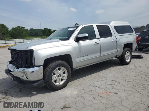2017 Chevrolet Silverado 1500 LT with VIN 3GCUKREC3HG320455, listed as a Copart auction lot 57124395 with 119,683 mi miles and Salvage Title. Bid and sale history available at DreamBid. Image 1.