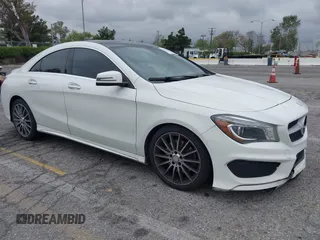 2016 Mercedes-Benz CLA 250 with VIN WDDSJ4EBXGN312367, listed as a IAAI auction lot 42056172 with 222,378 mi miles and . Bid and sale history available at DreamBid. Image 1.