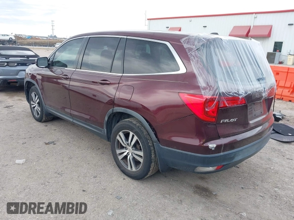 2016 Honda Pilot EX-L with VIN 5FNYF5H58GB026209, listed as a IAAI auction lot 41333088 with 129,484 mi miles and . Bid and sale history available at DreamBid. Image 3.