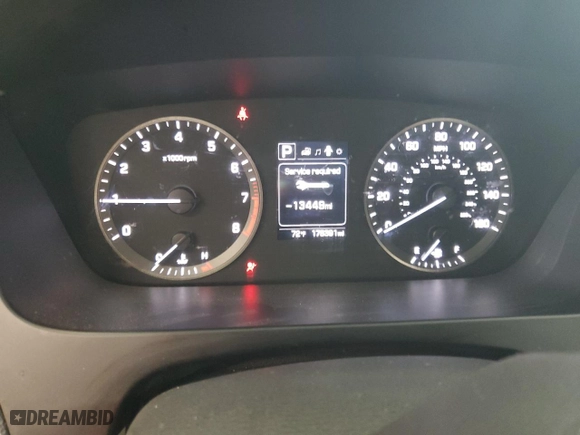 2017 Hyundai Sonata 2.4L with VIN 5NPE24AF2HH515705, listed as a Copart auction lot 48693285 with 178,391 mi miles and Salvage Title. Bid and sale history available at carsss.com. Image 9.