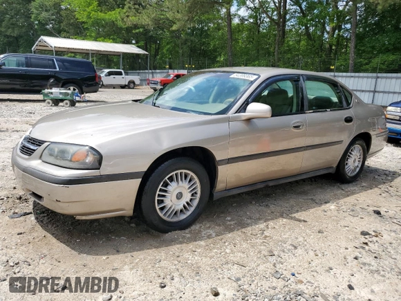 2002 Chevrolet Impala z VIN 2G1WF55E629195209, wystawiony jako Copart lot #54399365 z przebiegiem 106 226 mil mil oraz Szkoda całkowita • Salvage title. Historia ofert i sprzedaży dostępna na DreamBid. Obrazek 1.