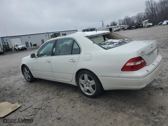 2006 Lexus LS 430 with VIN JTHBN36F965043432, listed as a Copart auction lot 45880465 with 152,415 mi miles and Salvage Title. Bid and sale history available at carsss.com. Image 2.