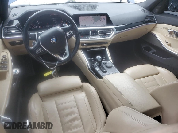 2019 BMW 3 Series 330i with VIN WBA5R1C50KAJ99375, listed as a Copart auction lot 48435445 with 66,547 mi miles and Salvage Title. Bid and sale history available at DreamBid. Image 8.