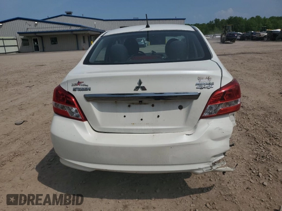 2018 Mitsubishi Mirage G4 ES with VIN ML32F3FJ5JHF08577, listed as a Copart auction lot 55687014 with 87,265 mi miles. Bid and sale history available at carsss.com. Image 6.