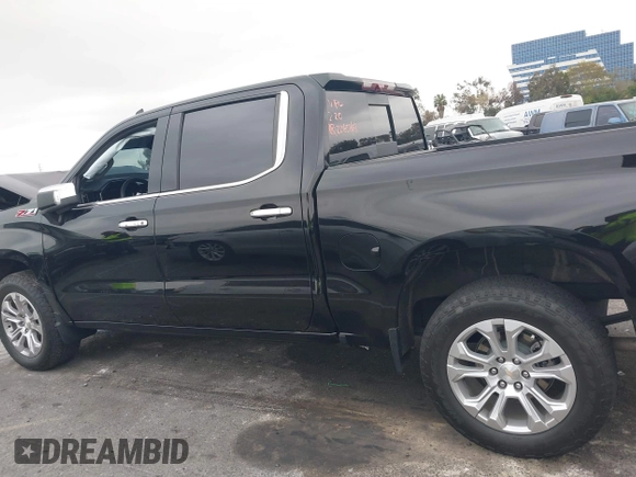 2024 Chevrolet Silverado 1500 LTZ with VIN 1GCUDGEL3RZ105870, listed as a IAAI auction lot 41681311 with 7,421 mi miles and . Bid and sale history available at DreamBid. Image 13.