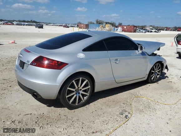 2008 Audi TT 3.2L with VIN TRUDD38J181039129, listed as a Copart auction lot 77385424 with 0 mi miles and Salvage Title. Bid and sale history available at carsss.com. Image 3.