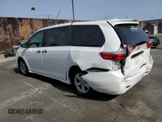 2019 Toyota Sienna L with VIN 5TDZZ3DC2KS003341, listed as a Copart auction lot 79561454 with 55,775 mi miles and Salvage Title. Bid and sale history available at carsss.com. Image 2.