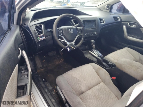 2014 Honda Civic Coupe LX with VIN 2HGFG3B53EH520813, listed as a Copart auction lot 51123865 with 0 mi miles and Salvage Title. Bid and sale history available at carsss.com. Image 8.