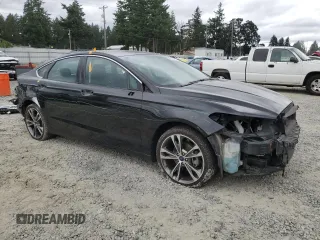2017 Ford Fusion Titanium with VIN 3FA6P0D93HR389152, listed as a Copart auction lot 62600135 with 147,645 mi miles and Salvage title. Bid and sale history available at DreamBid. Image 4.