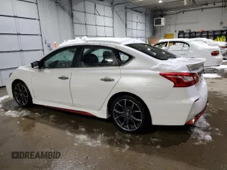 2017 Nissan Sentra Nismo с VIN 3N1CB7AP0HY290370, выставлен на аукционе Copart как лот 84062434 с пробегом 88 378 миль миль и Списание • Salvage title. История ставок и продаж доступна на DreamBid. Изображение 2.
