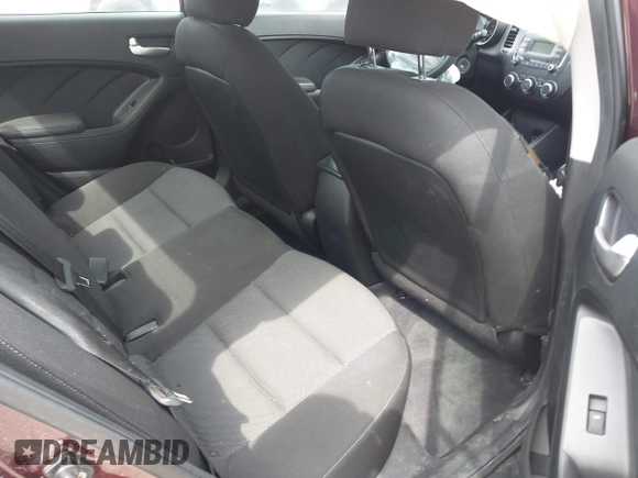2017 Kia Forte LX with VIN 3KPFK4A76HE044840, listed as a IAAI auction lot 42057976 with 64,191 mi miles. Bid and sale history available at carsss.com. Image 8.