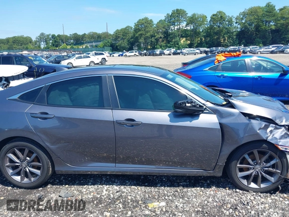 2020 Honda Civic EX-L with VIN 19XFC1F71LE201736, listed as a IAAI auction lot 39805242 with 47,132 mi miles and . Bid and sale history available at DreamBid. Image 13.