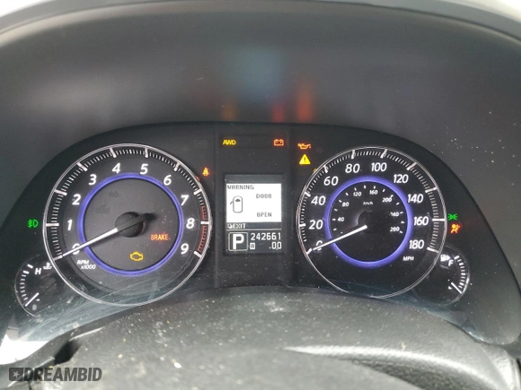 2014 Infiniti QX70 with VIN JN8CS1MW0EM413360, listed as a Copart auction lot 56853934 with 242,661 mi miles and Clean Title. Bid and sale history available at carsss.com. Image 9.