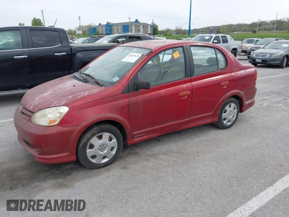 2003 Toyota ECHO with VIN JTDBT123735041326, listed as a IAAI auction lot 42029676 with 1 mi miles. Bid and sale history available at carsss.com. Image 2.