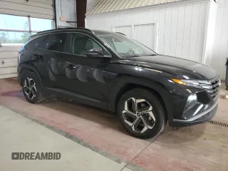 2023 Hyundai Tucson SEL z VIN 5NMJFCAE5PH167575, wystawiony jako Copart lot #58772945 z przebiegiem 16 733 mil mil oraz Szkoda całkowita • Salvage title. Historia ofert i sprzedaży dostępna na DreamBid. Obrazek 4.