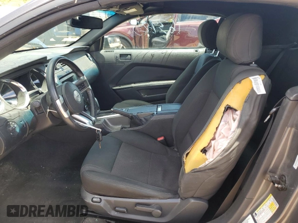 2014 Ford Mustang V6 with VIN 1ZVBP8EM4E5250198, listed as a Copart auction lot 58144085 with 154,677 mi miles and Salvage title. Bid and sale history available at DreamBid. Image 7.
