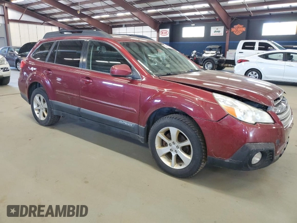 2013 Subaru Outback Premium with VIN 4S4BRBCC1D3225334, listed as a Copart auction lot 55253285 with 135,836 mi miles and Clean Title. Bid and sale history available at carsss.com. Image 4.