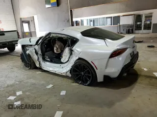 2023 Toyota GR Supra 3.0 with VIN WZ1DB0G08PW058285, listed as a Copart auction lot 54500434 with 0 mi miles and Salvage Title. Bid and sale history available at carsss.com. Image 2.