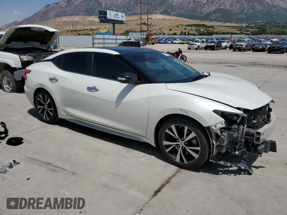 2018 Nissan Maxima SV with VIN 1N4AA6AP3JC397614, listed as a Copart auction lot 61796335 with 91,896 mi miles and Salvage title. Bid and sale history available at DreamBid. Image 4.